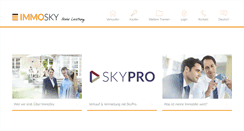 Desktop Screenshot of immosky.ch